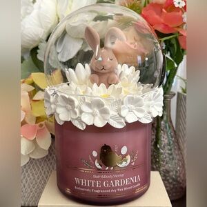 🆕🐰 BATH & BODY WORKS LIMITED EDITION EASTER BUNNY GLOBE 3-WICK CANDLE. NEW!